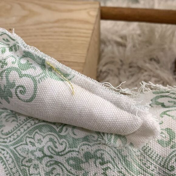 Handmade Cottage-core Country Distressed Edge Style Rabbit Throw Accent Pillow - Picture 15 of 16